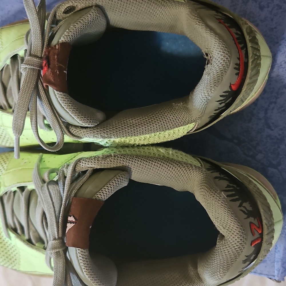 Nike Mens JA Morant Lime Zombie BASKETBALL Shoes 12 - Picture 6 of 9